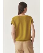 Groene gebreide blouse Ezalja