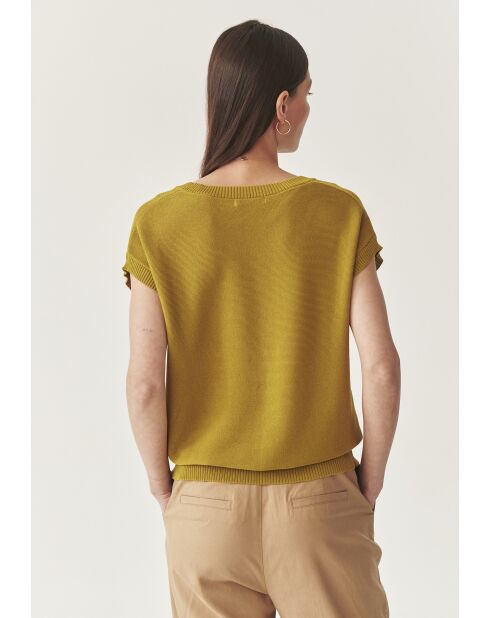 Groene gebreide blouse Ezalja
