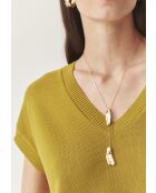 Groene gebreide blouse Ezalja