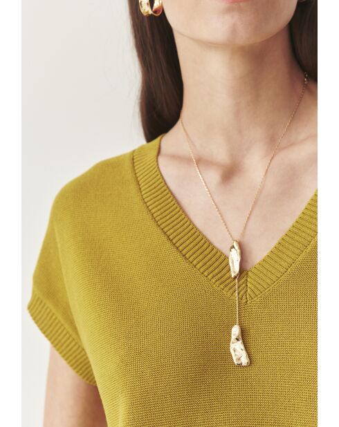 Groene gebreide blouse Ezalja