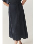 Marineblauwe jurk Lunizma