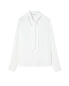 Cremefarbene Bluse Crava
