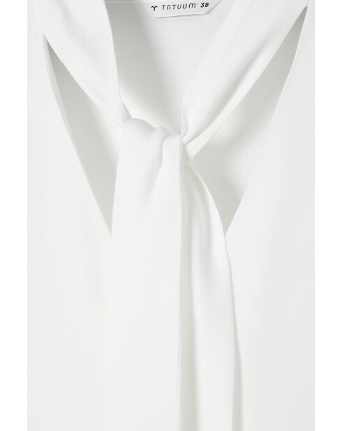 Cremefarbene Bluse Crava