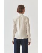 Cremefarbene Bluse Crava