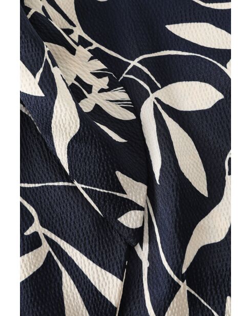 Marineblaue Bluse Raia