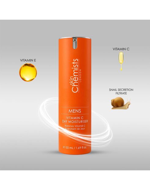 Routine anti-âge à la vitamine C pour hommes, jour et nuit - 50ml