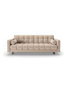 Bali 3-Sitzer-Ausziehsofa in Beige mit Stauraum — 222 x 84 x 105 cm