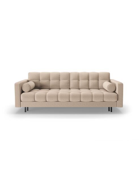 Bali 3-Sitzer-Ausziehsofa in Beige mit Stauraum — 222 x 84 x 105 cm