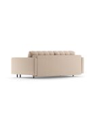 Bali 3-Sitzer-Ausziehsofa in Beige mit Stauraum — 222 x 84 x 105 cm
