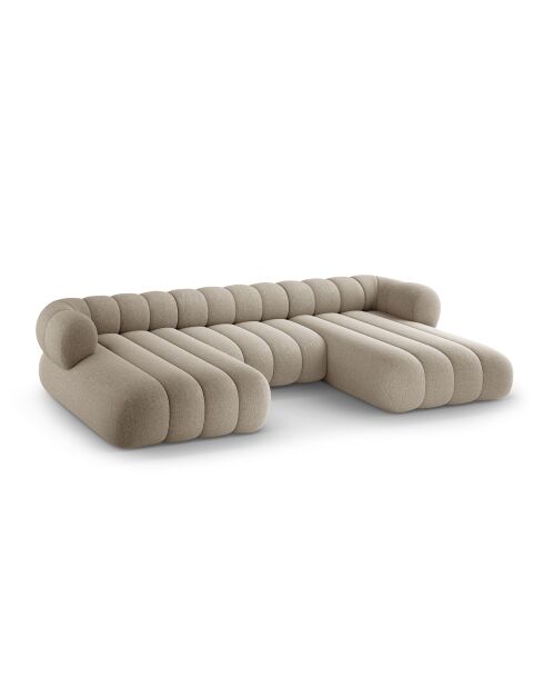 Koge Panoramasofa 6 Sitze dunkelbeige - 348x165x70 cm
