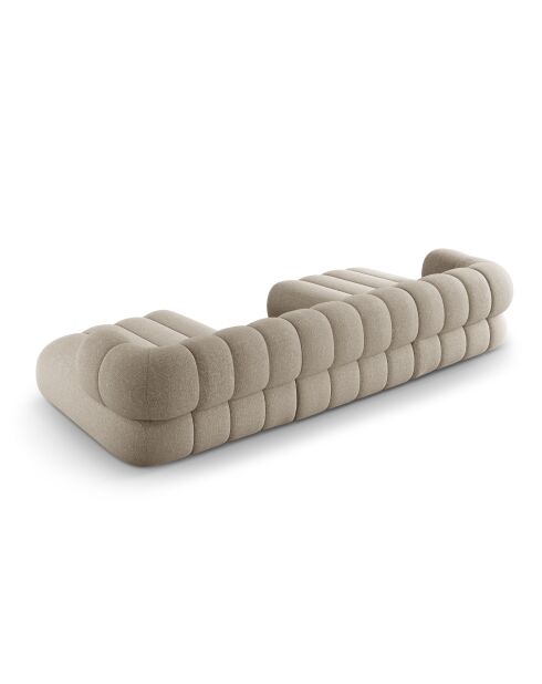Koge Panoramasofa 6 Sitze dunkelbeige - 348x165x70 cm