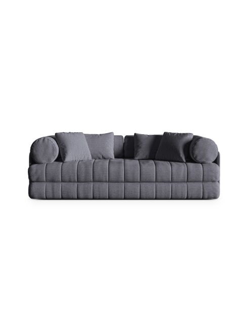 Kemi 3-Sitzer-Wandelsofa, Graphit, 206 x 95 x 70 cm
