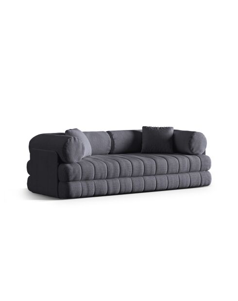 Kemi 3-Sitzer-Wandelsofa, Graphit, 206 x 95 x 70 cm