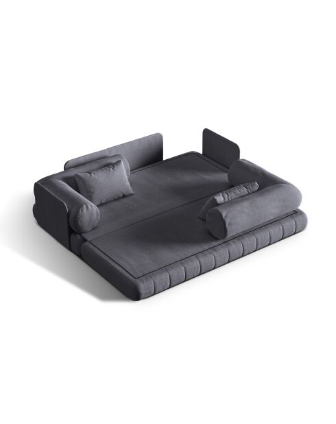 Kemi 3-Sitzer-Wandelsofa, Graphit, 206 x 95 x 70 cm