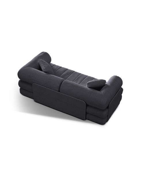 Kemi 3-Sitzer-Wandelsofa, Graphit, 206 x 95 x 70 cm