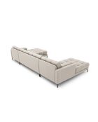 Sofá panorámico Bali de 7 plazas beige - 383x185x75 cm