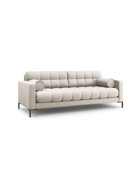 Canapé Bali 3 places beige - 177x96x75 cm