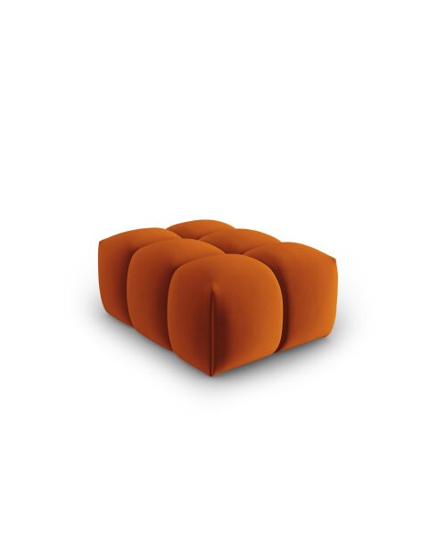 Velvet krukje Verona 1-zits terracotta - 60x85x40 cm