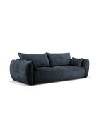 Matera 3-zits koningsblauwe converteerbare bank met opbergbox - 240x108x86 cm
