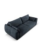 Matera 3-zits koningsblauwe converteerbare bank met opbergbox - 240x108x86 cm