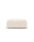 Pouf Matera 1 places beige clair - 86x68x40 cm