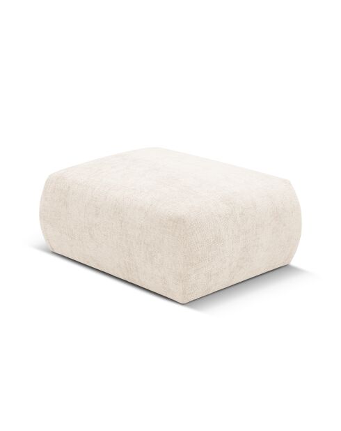 Pouf Matera 1 posto beige chiaro - 86x68x40 cm