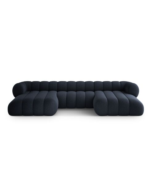 Koge Panoramasofa 6 Sitzer marineblau - 348x165x70 cm