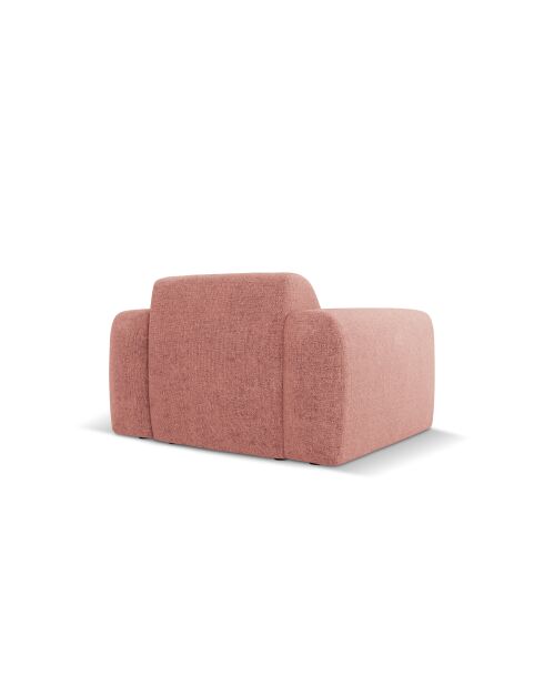 Nolio 1-zits fauteuil roze - 105x95x72 cm