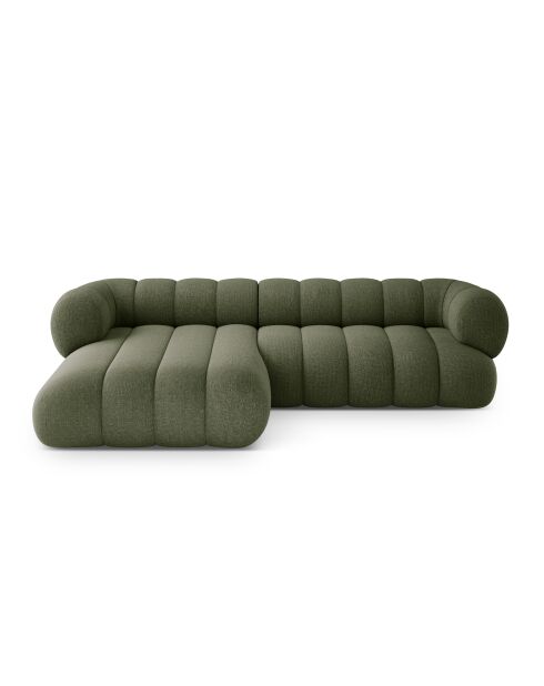 Koge 5-zits groene linkerhoekbank - 270x165x70 cm