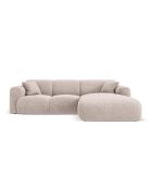 Divano angolare destro beige Nolio 4 posti - 260x170x72 cm