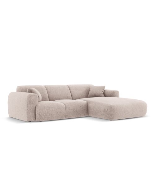 Nolio 4-Sitzer-Ecksofa, beigefarben, rechts, 260 x 170 x 72 cm