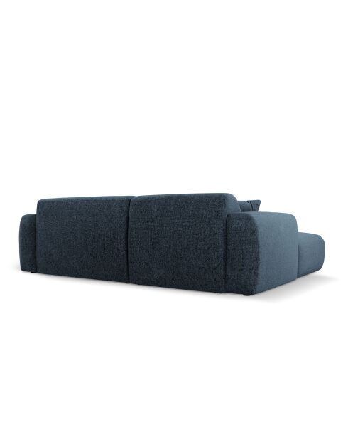 Nolio 4-zits hoekbank koningsblauw rechts - 235x170x72 cm