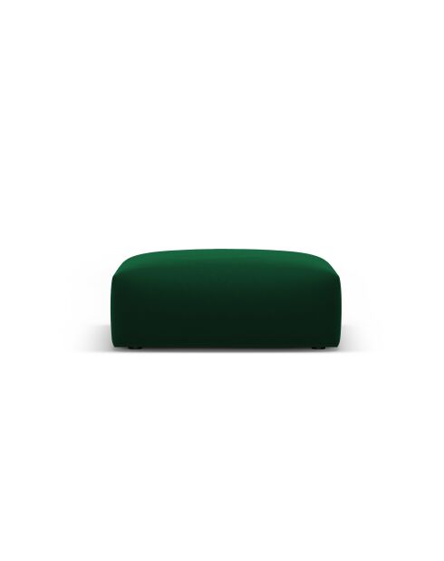 Matera fluwelen zitzak 1-zitsfles groen - 100x80x36 cm