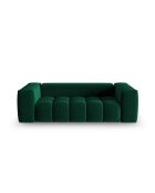 Canapé modulaire velours Verona 3 places vert bouteille - 200x85x70 cm