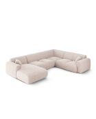Beiges, offenes Panorama-Ecksofa von Nolio, 6-Sitzer, 342 x 252 x 72 cm