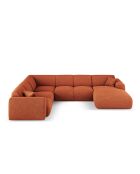 Nolio 6-Sitzer-Panorama-Ecksofa, links, offen, 342 x 252 x 72 cm