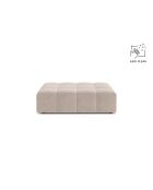 Sitzsack Chicago aus Samt, 1-Sitzer, hellbeige - 102x84x42 cm