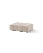 Sitzsack Chicago aus Samt, 1-Sitzer, hellbeige - 102x84x42 cm