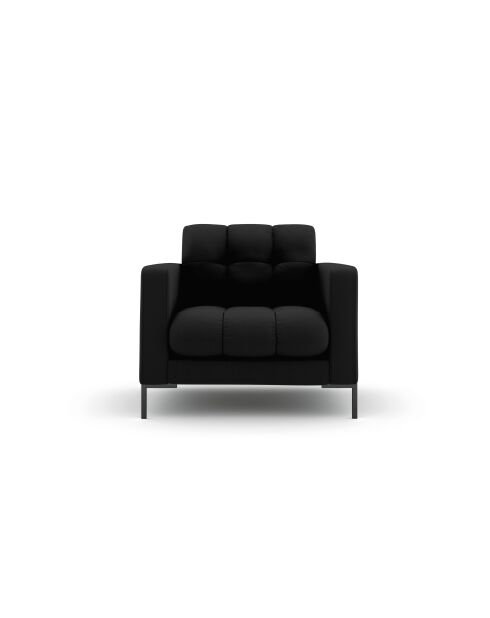 Schwarzer 1-Sitzer-Sessel Bali - 87x96x75 cm