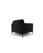 Schwarzer 1-Sitzer-Sessel Bali - 87x96x75 cm