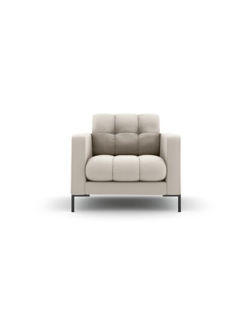 Beiger 1-Sitzer-Sessel Bali - 87x96x75 cm
