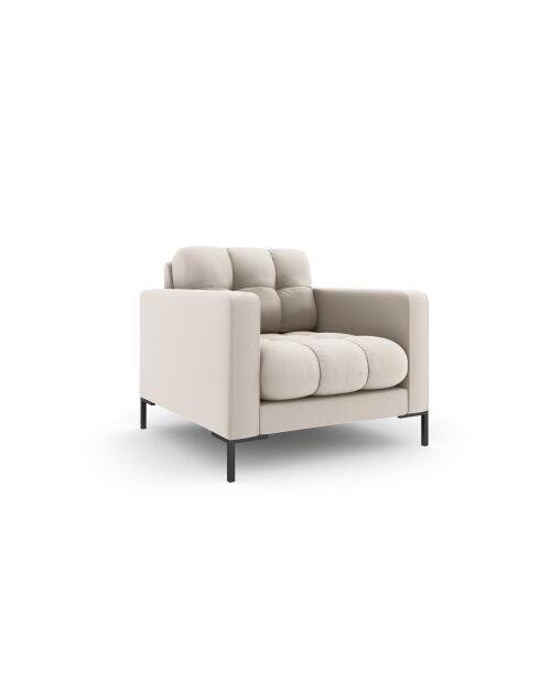 Beiger 1-Sitzer-Sessel Bali - 87x96x75 cm