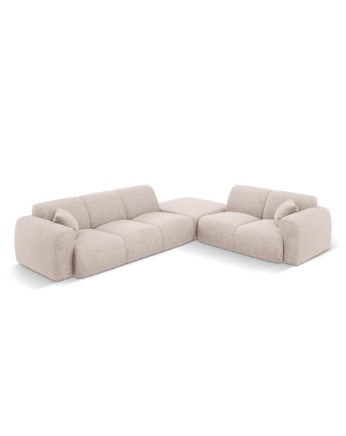 Nolio 4-Sitzer-Ecksofa, beigefarben, rechts, 315 x 250 x 72 cm