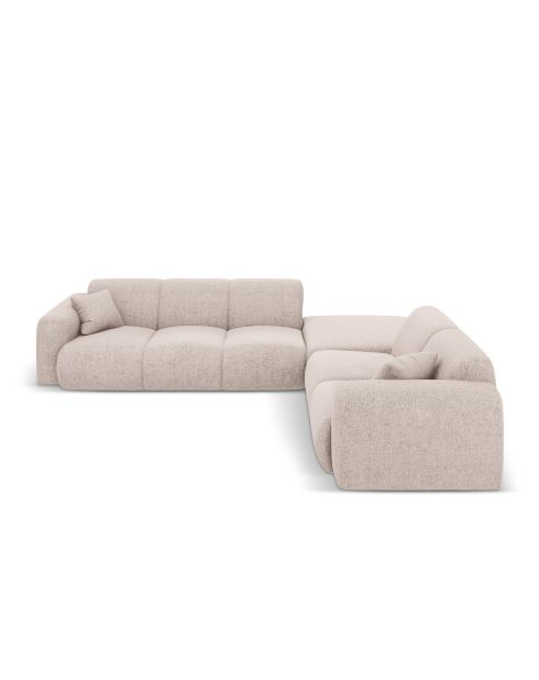 Nolio 4-Sitzer-Ecksofa, beigefarben, rechts, 315 x 250 x 72 cm