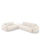 Nolio 4-Sitzer-Ecksofa, hellbeige, links, 315 x 250 x 72 cm