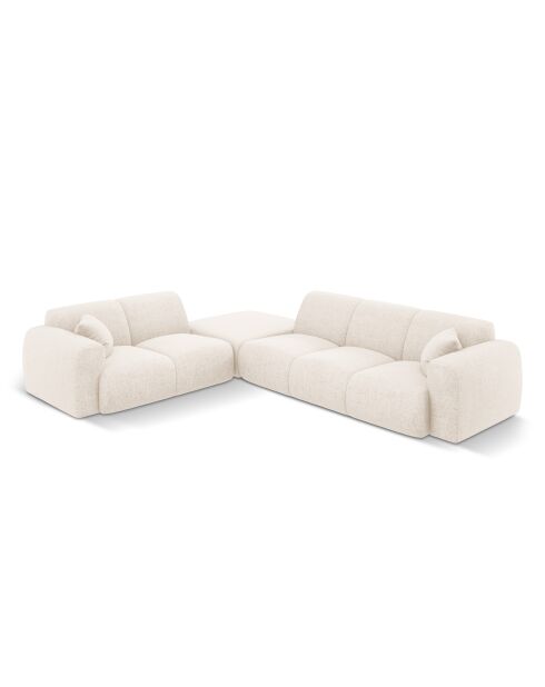 Nolio 4-Sitzer-Ecksofa, hellbeige, links, 315 x 250 x 72 cm