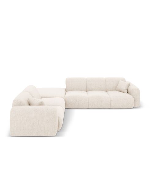 Nolio 4-Sitzer-Ecksofa, hellbeige, links, 315 x 250 x 72 cm