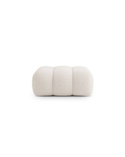 Koge 1-Sitzer-Ottomane, hellbeige, 95x95x40 cm