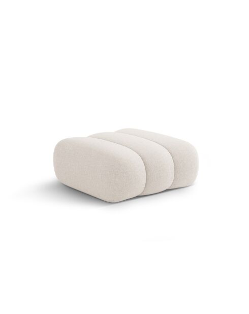 Koge 1-Sitzer-Ottomane, hellbeige, 95x95x40 cm