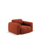 Nolio 1-zits fauteuil in terracotta - 105x95x72 cm